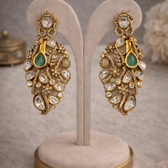 Emerald Peacock Heritage Necklace Set