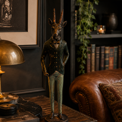 The Distinguished Antelope Gentleman Sculpture