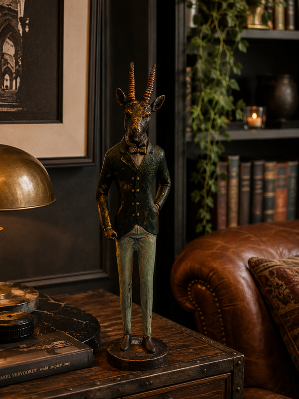 The Distinguished Antelope Gentleman Sculpture