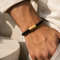 The Noir Stud Bracelet