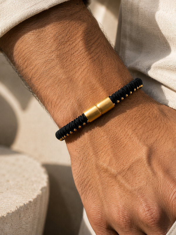 The Noir Stud Bracelet