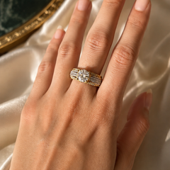 Solitaire Statement Ring
