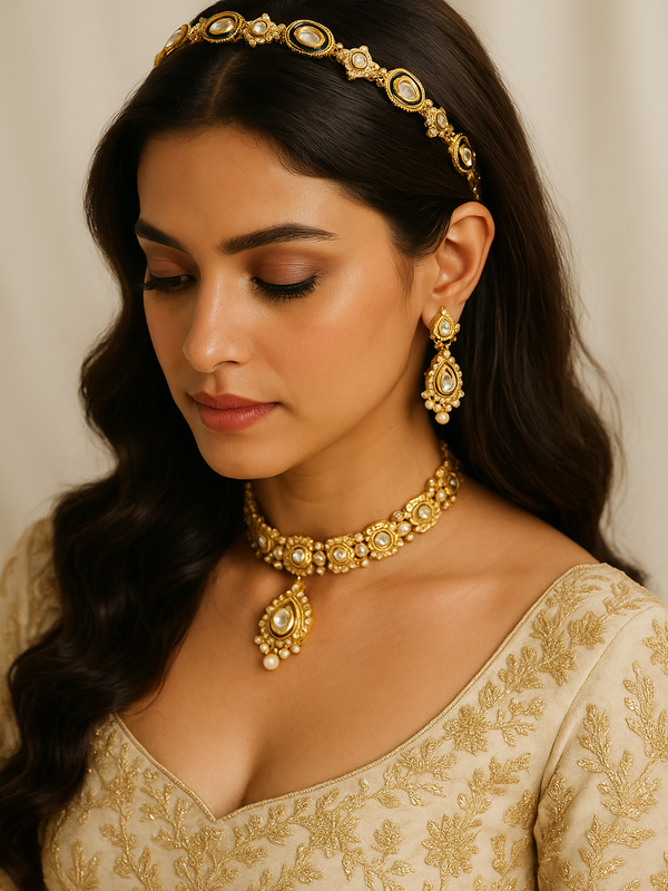 Kundan Headband