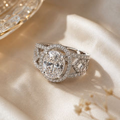 Celeste Oval Statement Ring