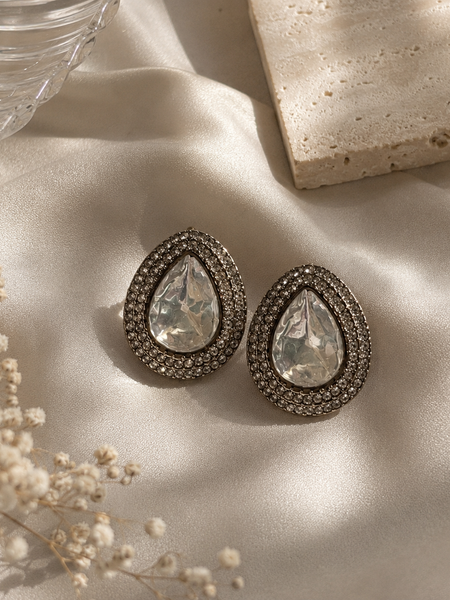 Teardrop Statement Studs