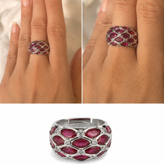Ruby Luxe Statement Ring