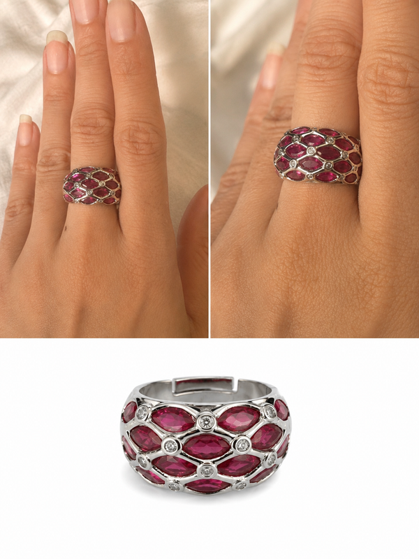 Ruby Luxe Statement Ring