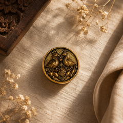 Mayura Heritage Gold Button Cover