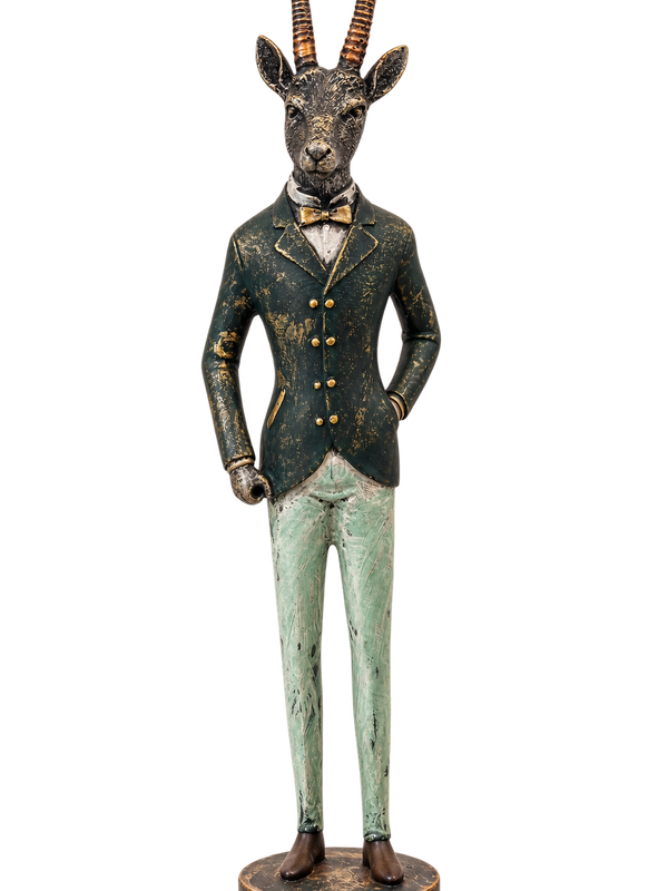 The Distinguished Antelope Gentleman Sculpture