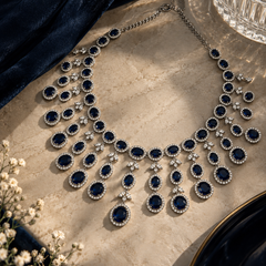 Neelam Cascade Jewellery Set