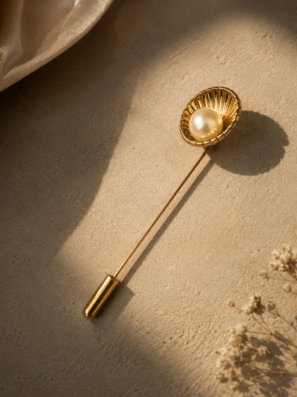 Solstice Pearl Lapel Pin