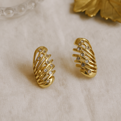 Galaxy Spiral Earrings