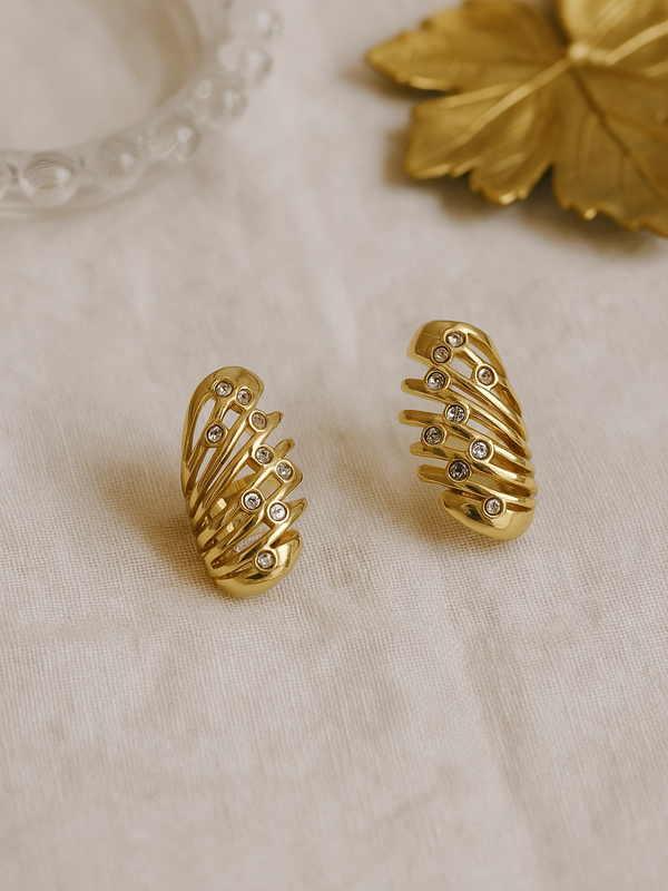 Galaxy Spiral Earrings