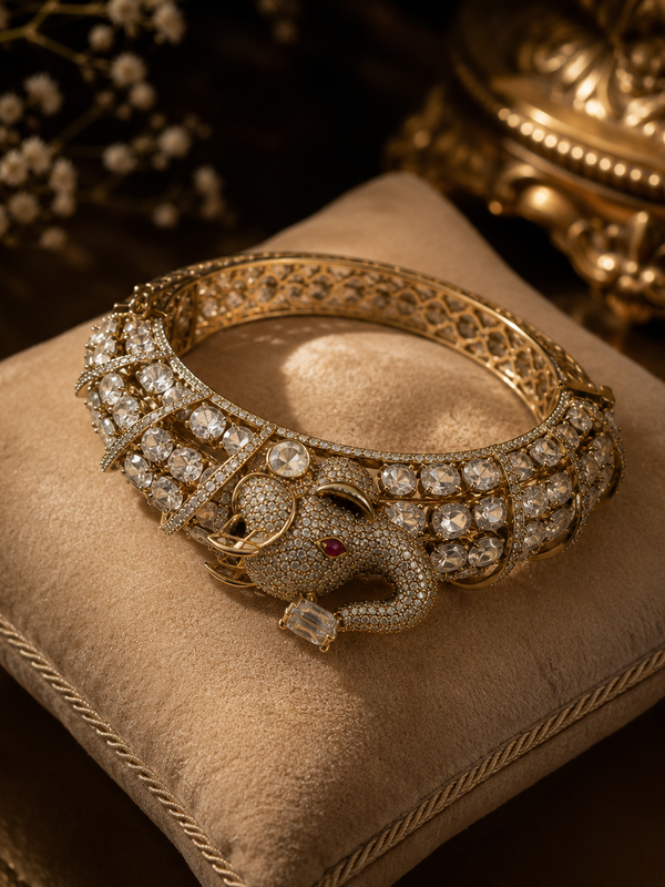 Gajraj Royal Polki Bracelet