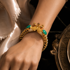 Mayura Mint Peacock Bracelet