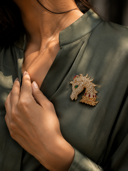 The Imperial Stallion Brooch
