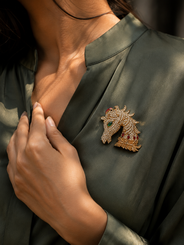 The Imperial Stallion Brooch