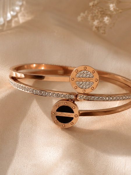 Élan Rose Gold Cuff Bracelet