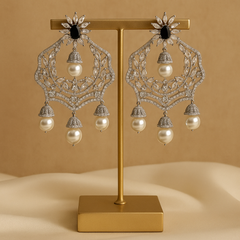 Noor Jhumka Diamond Chandeliers
