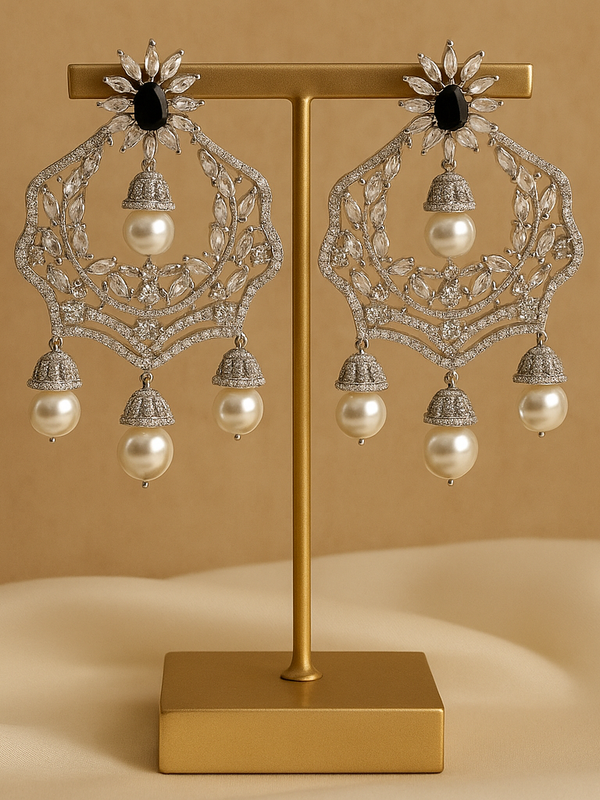 Noor Jhumka Diamond Chandeliers
