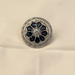 Midnight Majesty Sapphire Ring
