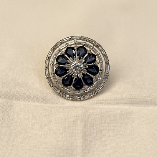 Midnight Majesty Sapphire Ring