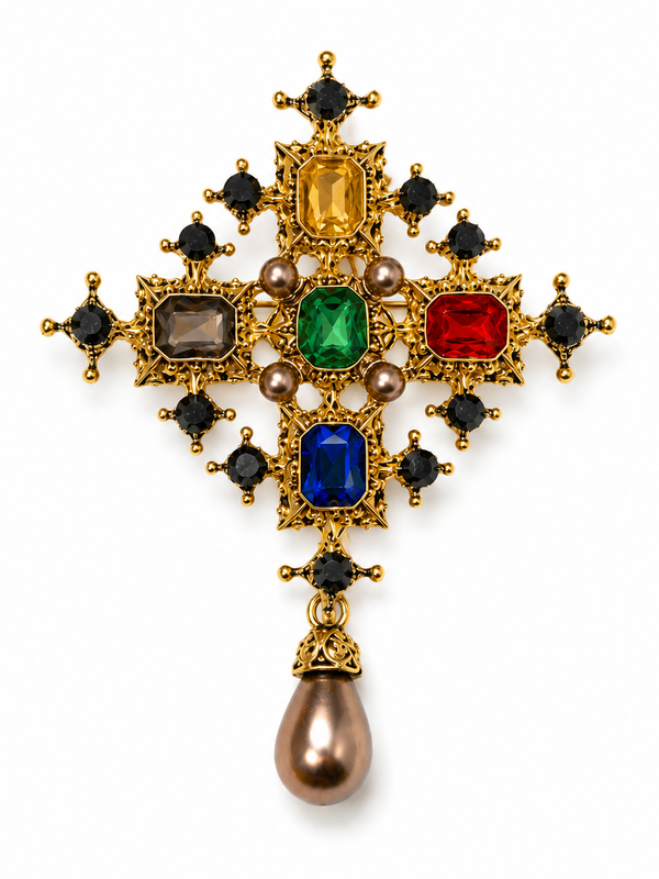 Regal Cross Heritage Brooch