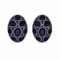 Ziya Midnight Statement Studs