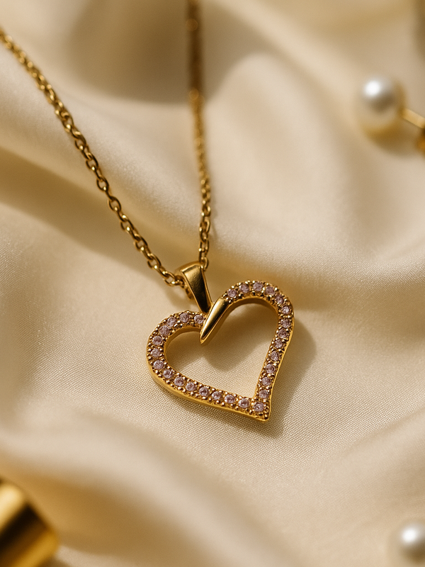 Radiant Heart Pendant Necklace