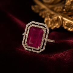 Riviera Ruby Statement Ring