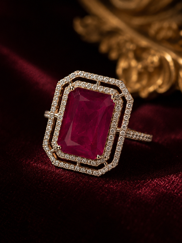 Riviera Ruby Statement Ring