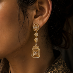 Aurelia Champagne Drop Earrings