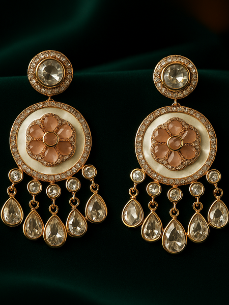 Noorjahan Polki Floral Necklace Set