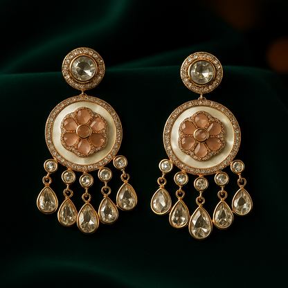 Noorjahan Polki Floral Necklace Set