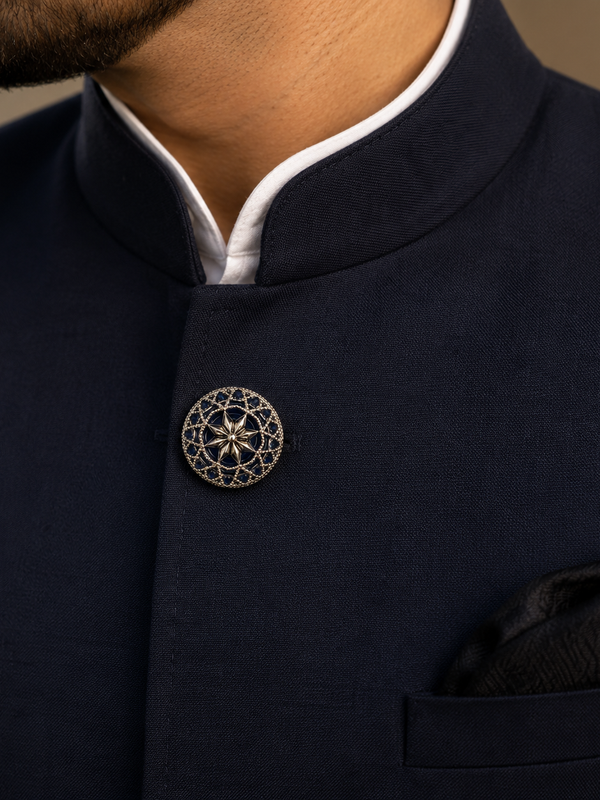 Neel Tara Silver Button Cover