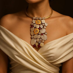 Enchanted Garden Mother of Pearl Necklace Set