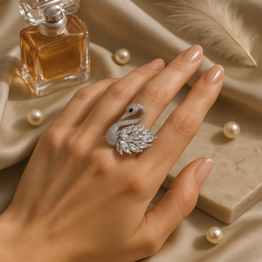 Swanora Statement Ring