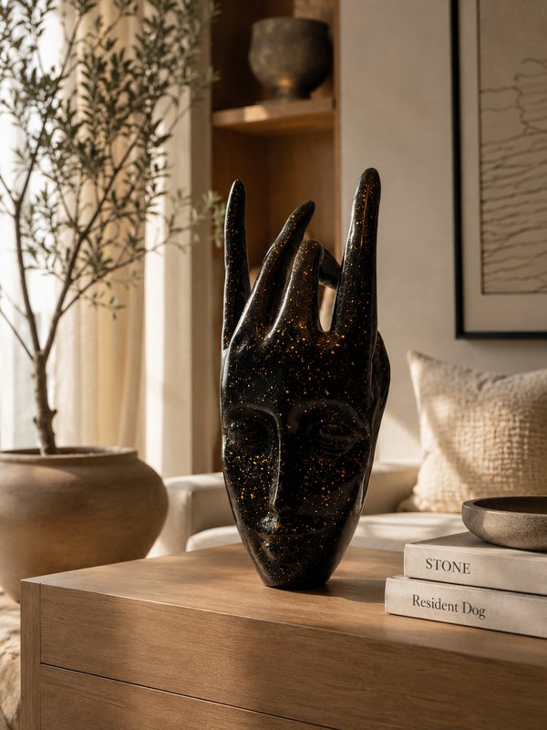 The Midnight Muse Sculptural Face