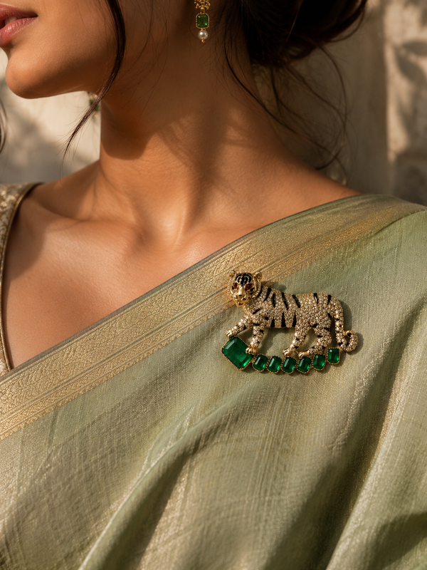The Maharaja Tiger Brooch