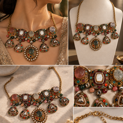 Navrasa Heritage Choker & Earrings Set