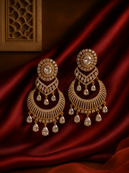 Celestial Diamond Chandelier Earrings