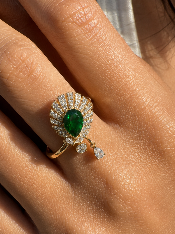Emerald Radiance Ring