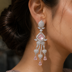 Rosé Royale Statement Earrings