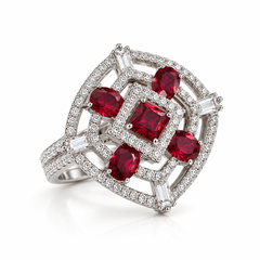 Ruby Aabha Statement Ring
