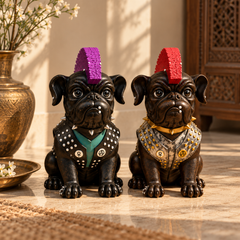 The Rebel Bulldogs – Punk Duo Sculpture Set