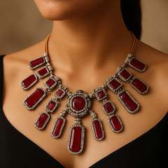 Imperial Ruby Heirloom Choker Set