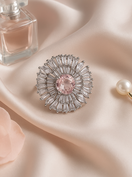 Blush Aurora Diamond Ring