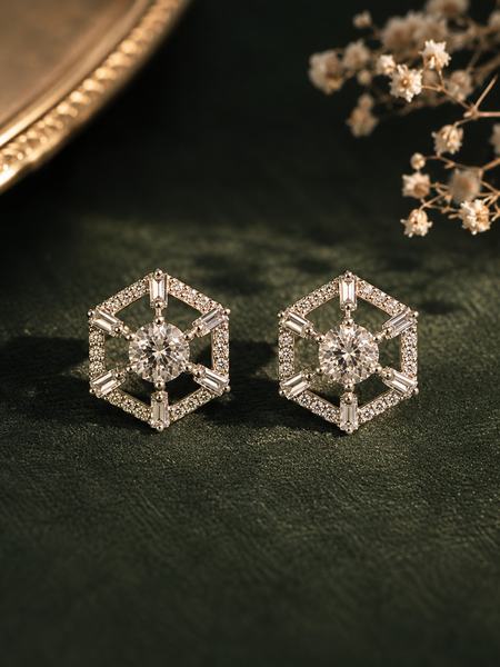 Celeste Geometric Studs
