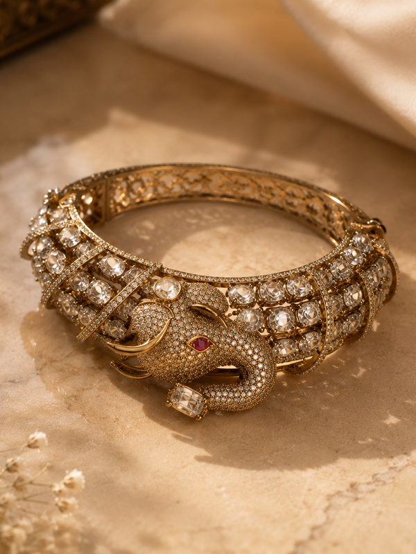 Gajraj Royal Polki Bracelet
