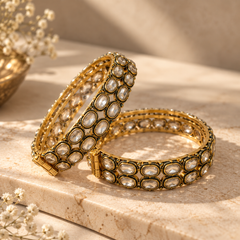 Noor Polki Bangle Set